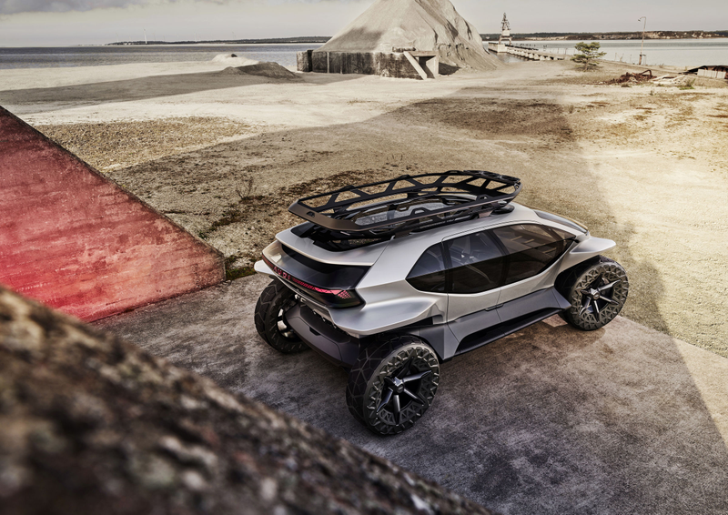Illustration for article titled The Audi AI:TRAIL Quattro Concept Is The Sci-Fi Off-Roader Of Tomorrow